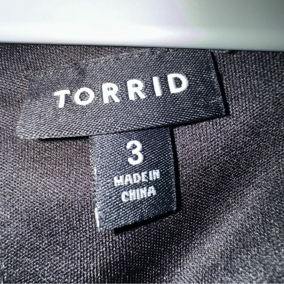 Torrid Two Tiered Black Cocktail, Party, Holiday, dress Plus Size 3 - Picture 11 of 11